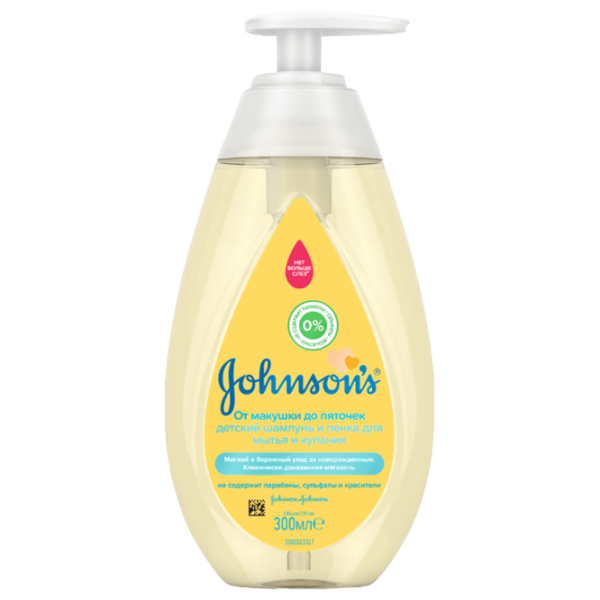 Шампунь и гель Johnson’s Baby Top-To-Toe 300 мл/ 0+ photo 1