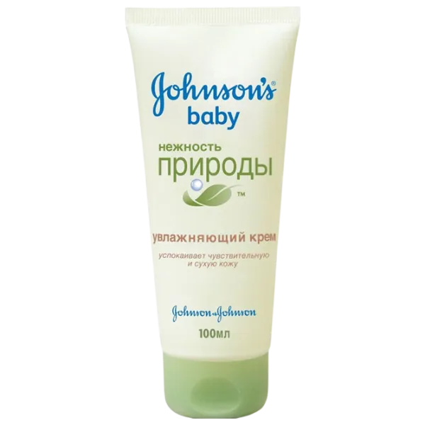 Cremă de corp pentru copii Johnson’s Baby Gingășia naturii 0+/ Pentru hidratare/ 100 ml photo 1