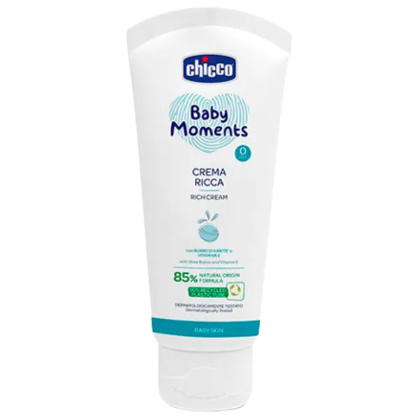 Крем для детей Chicco Baby Moments 0+/ Для увлажнения/ 100 мл photo 1