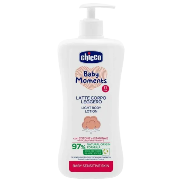 Детский лосьон Chicco Baby Moments 0+/ Для увлажнения/ 500 мл photo 1