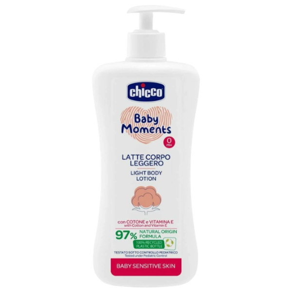 Детский лосьон Chicco Baby Moments 0+/ Для увлажнения/ 500 мл photo 1