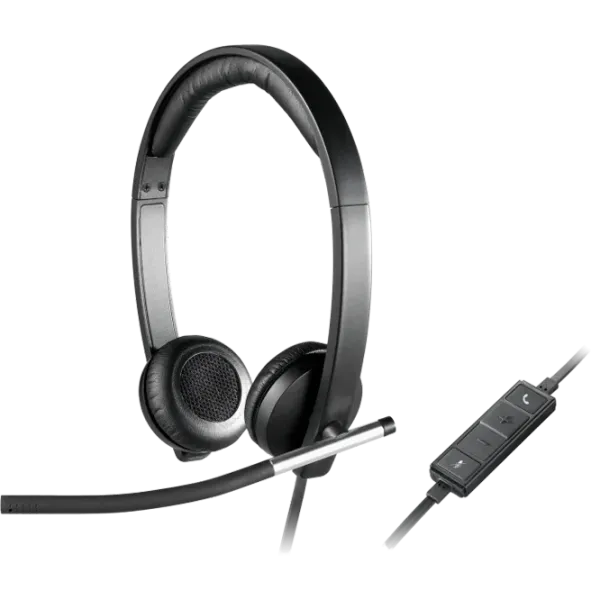 Наушники Logitech H650E Черный Проводная/ Персональный photo 1