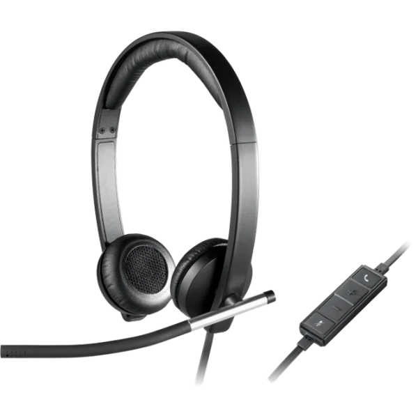 Наушники Logitech H650E Черный Проводная/ Персональный photo 1
