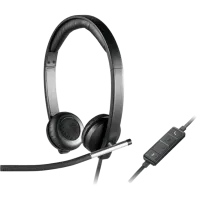 Căști Logitech H650E Black Cu fir/ Personal