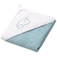 Prosop pentru bebeluși BabyOno 0141/ 09 76 x 76 cm/ Bumbac/ Blue