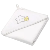 Prosop pentru bebeluși BabyOno 0141/ 07 76 x 76 cm/ Bumbac/ White