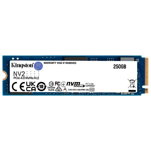 SSD Kingston NV2 250 ГБ M.2 2280 photo 1 SSD Kingston NV2 250 ГБ M.2 2280 photo 1