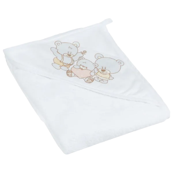 Детское полотенце Tega Baby MS - 015 - 118 100 x 100 см/ Хлопок/ Pearl photo 1