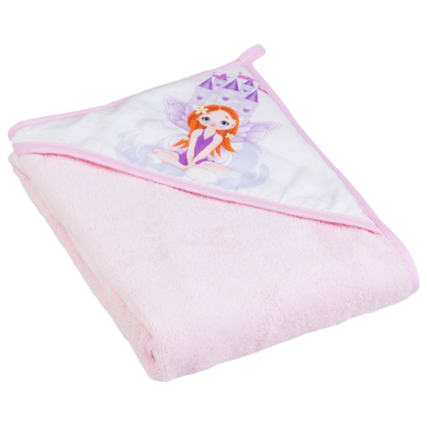Детское полотенце Tega Baby LP-008 100 x 100 см/ Хлопок/ Розовый photo 1