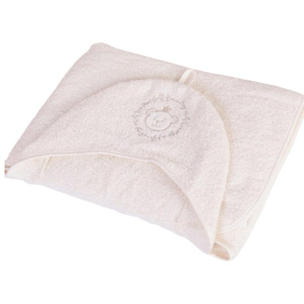 Детское полотенце Veres Royal dream milk 80 x 120 см/ Хлопок/ Белый photo 1