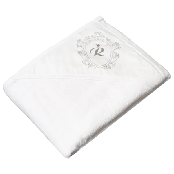 Детское полотенце Tega Baby Royal Baby 100 x 100 см/ Хлопок/ Белый photo 1