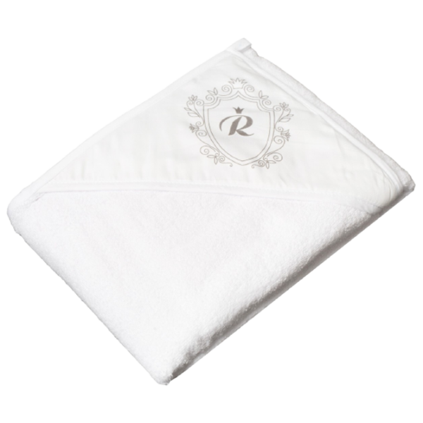Детское полотенце Tega Baby Royal Baby 100 x 100 см/ Хлопок/ Белый photo 1