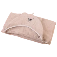 Prosop pentru bebeluși Veres Bear 80 x 120 cm/ Bumbac/ Ivory