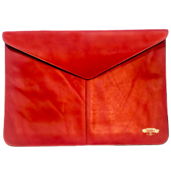 Husă pentru laptop Baggins Leather Sleeve 14"/ Red photo 1