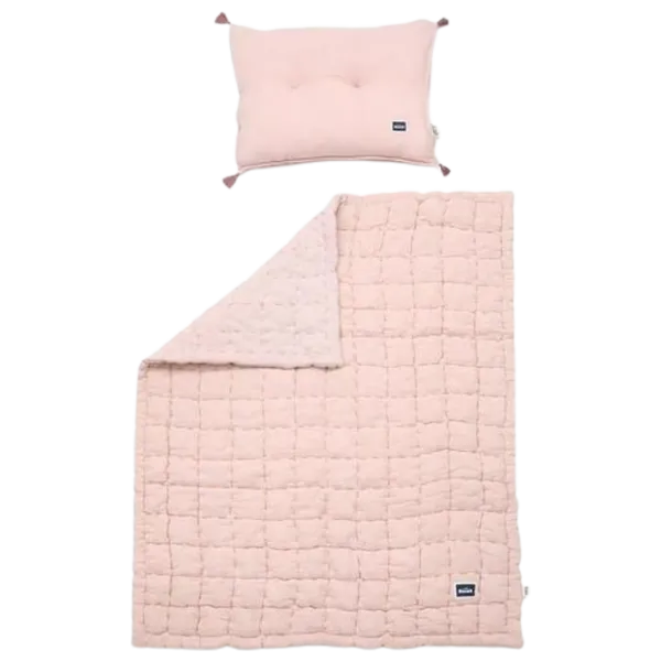 Biscuit Collection SET "L" 105X125 POWDER PINK 105 x 125 cm/ Bumbac photo 1 Biscuit Collection SET "L" 105X125 POWDER PINK 105 x 125 cm/ Bumbac photo 1