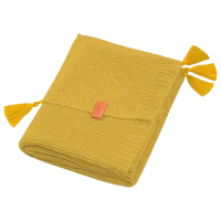 Plapuma tricotaj din bambus BabyOno Mustard 0546/03 75 x 100 см/ Бамбук