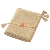 Plapuma tricotaj din bambus BabyOno Beige 0546/02 75 x 100 см/ Бамбук