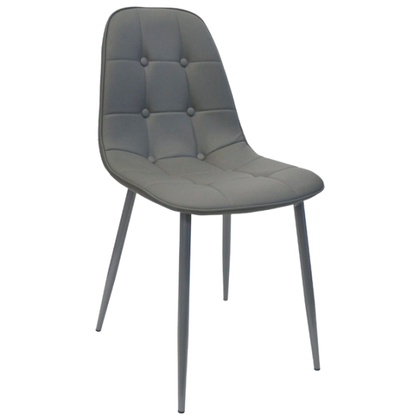 Кухонный стул DecoPrim M-01-3 X85 Искусственная кожа/ Серый photo 1