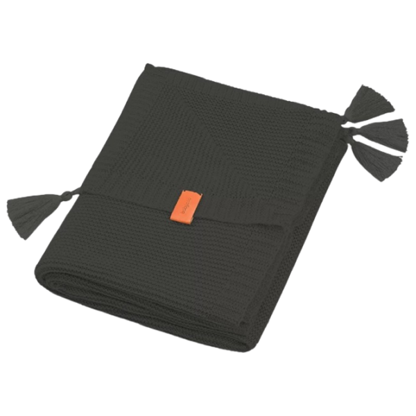 Plapuma tricotaj din bambus BabyOno Black 0546/01 75 x 100 см/ Бамбук photo 1