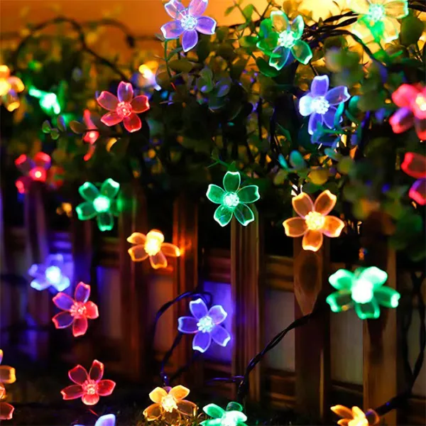 Luminițe decorative Christmas NY48 Flori/ Multicolor photo 1