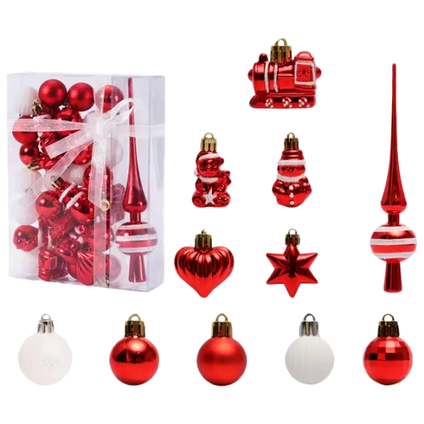 Игрушки для ёлки Christmas NY17 Красный photo 1