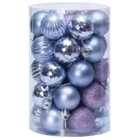 Jucării pentru brad Christmas NY25 4 cm/ Purple