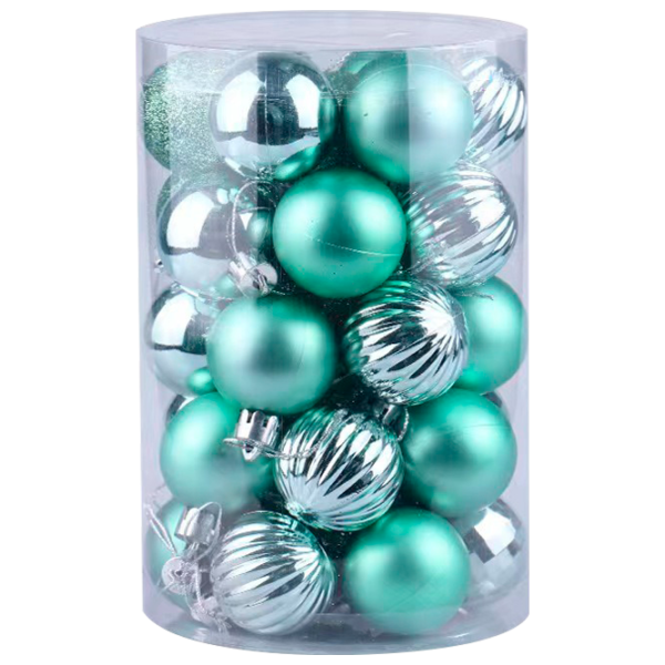 Jucării pentru brad Christmas NY44 4 cm/ Light green photo 1