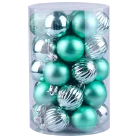 Jucării pentru brad Christmas NY44 4 cm/ Light green