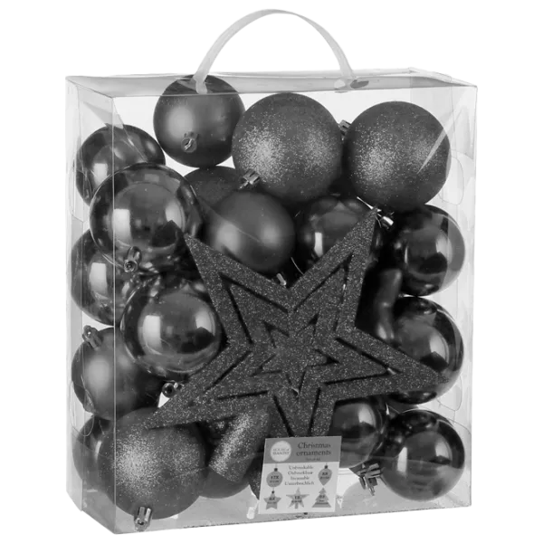 Игрушки для ёлки Christmas NY35 Черный photo 1