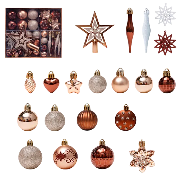 Игрушки для ёлки Christmas NY39 Коричневый photo 1