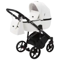 Детская коляска Adamex Bibione Delux SA-1/ Белый