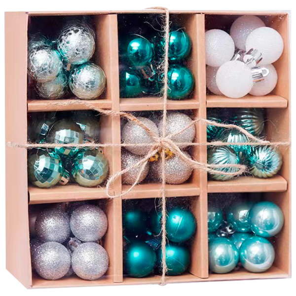 Jucării pentru brad Christmas NY1 3 cm/ Green photo 1