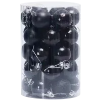 Игрушки для ёлки Christmas NY14 4 см/ Черный