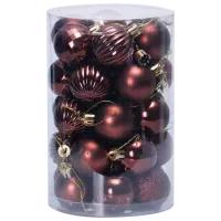 Игрушки для ёлки Christmas NY34 4 см/ Коричневый