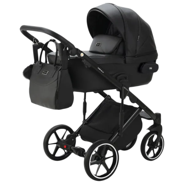 Детская коляска Adamex Lumi Air Delux SA-2/ Черный photo 1