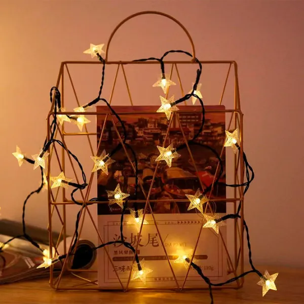 Гирлянды LED Christmas Warm Star Нить/ Тёплый белый photo 1 Гирлянды LED Christmas Warm Star Нить/ Тёплый белый photo 1