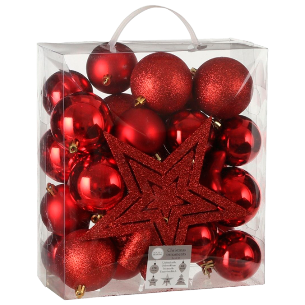 Игрушки для ёлки Christmas NY7 Красный photo 1