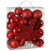 Игрушки для ёлки Christmas NY7 Красный
