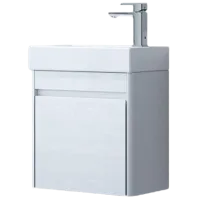 Mobila de baie ORKA Duden 45 (06074) White Pe perete/ MDF/ White