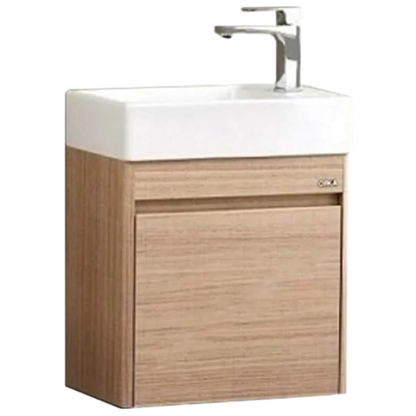 Mobila de baie ORKA Duden 45 Odeon MESE (06087) white Настенная/ MDF/ Белый дуб photo 1
