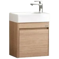 Mobila de baie ORKA Duden 45 Odeon MESE (06087) white Pe perete/ MDF/ Stejar alb