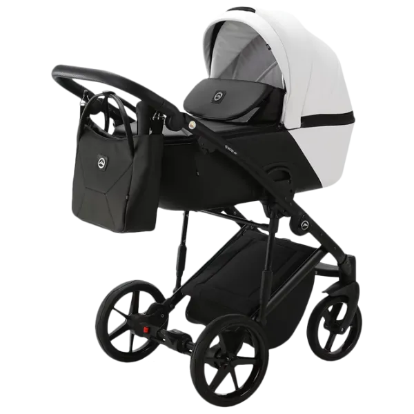 Детская коляска Adamex Mobi Air Delux SD-1/ Белый photo 1