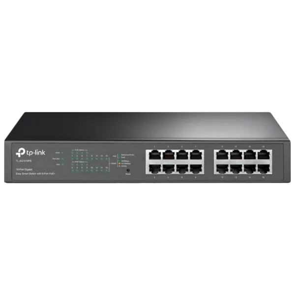 Switch TP-Link TL-SG1016PE Черный photo 1