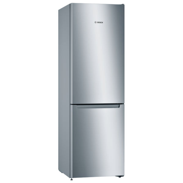 Frigider Bosch KGN33NLEB cu congelator jos 282 l / 176 cm / Inox photo 1