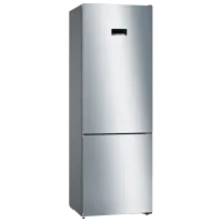 Frigider Bosch KGN49XLEA cu congelator jos 330 l / 203 cm / Inox