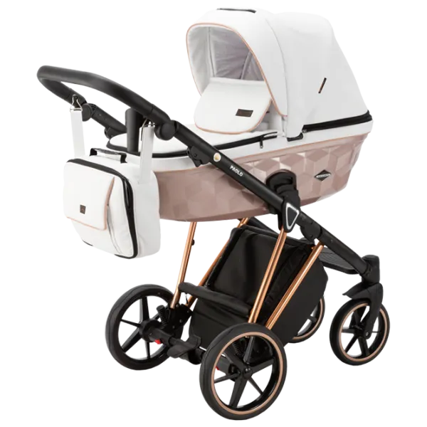 Детская коляска Adamex Paolo Star STAR-106/ Белый photo 1 Детская коляска Adamex Paolo Star STAR-106/ Белый photo 1