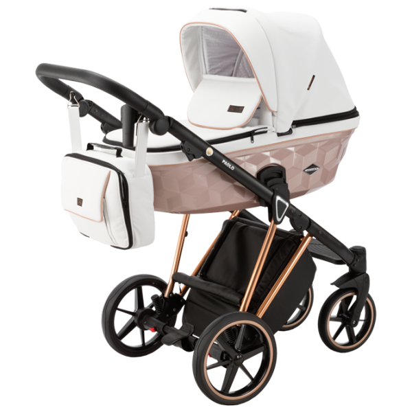 Детская коляска Adamex Paolo Star STAR-106/ Белый photo 1 Детская коляска Adamex Paolo Star STAR-106/ Белый photo 1