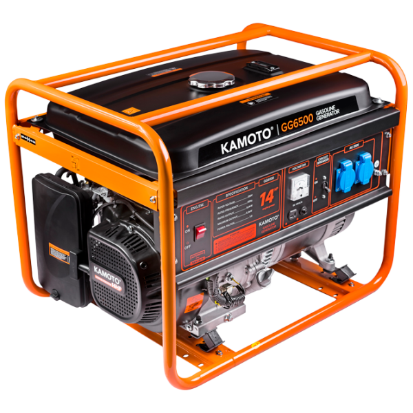 Generator de curent Kamoto GG 6500 220 V/ 12 V Benzină/ 6 kW photo 1