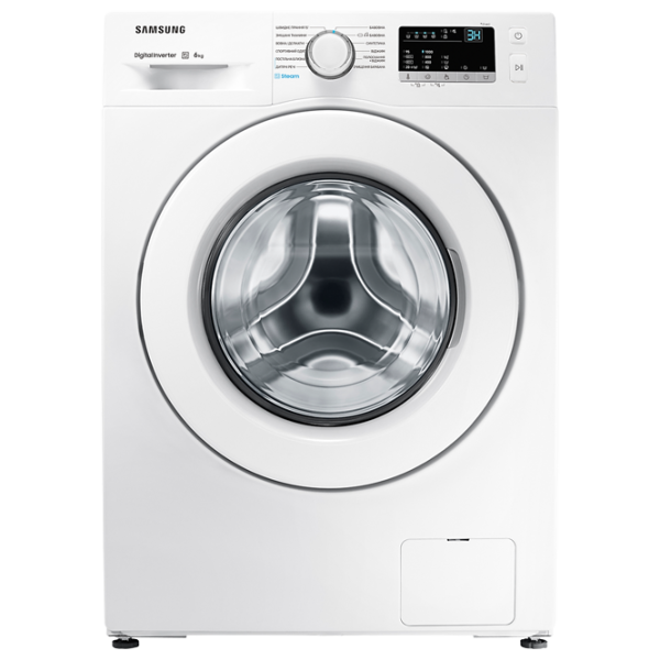 Стиральная машина Samsung WW62J30G0LW/CE 6 кг / 1000 об/мин / Белый photo 1