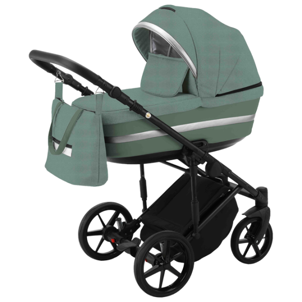 Cărucior pentru copil Adamex Rimini Lux RI-54/ Green photo 1 Cărucior pentru copil Adamex Rimini Lux RI-54/ Green photo 1
